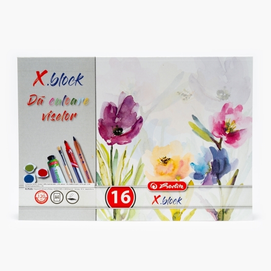 Bloc desen Herlitz X.Block, A4, 16 file, 120 gr/mp