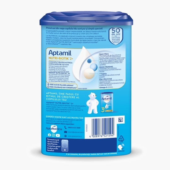Lapte praf NUTRI-BIOTIK 2+, 2-3 ani, Nutricia, 800g