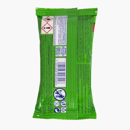 Șervețele umede antibacteriene cu parfum de lămâie 15buc