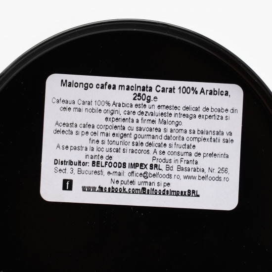 Cafea măcinată Carat 250g