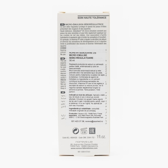 Micro emulsie sebo-regulatoare Sebodiane DS 30ml