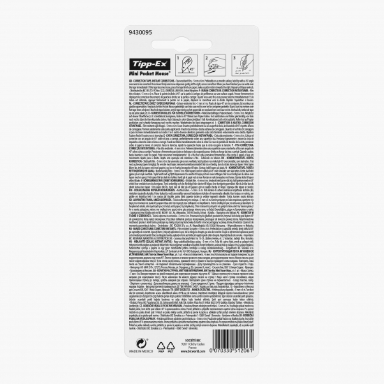 Bandă corectoare Mini Pocket Mouse 6m