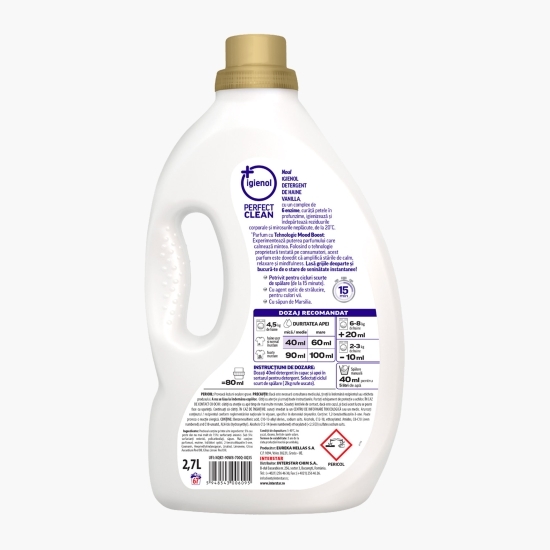 Detergent de rufe lichid Perfect Clean Vanilla, 67 spălări, 2.7l