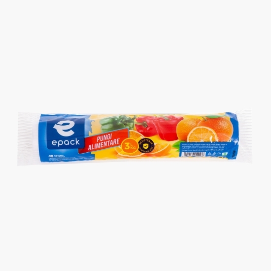 Pungi alimentare HDPE 3l/3kg 100 buc