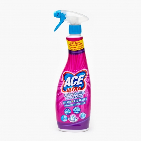 Înălbitor și degresant spray cu spumă  pentru baie 700ml