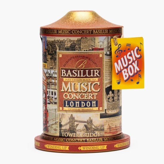Ceai negru Music Concert London, în cutie muzicală 100g
