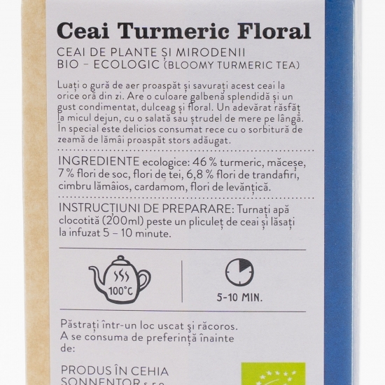 Ceai eco turmeric Floral 18 plicuri