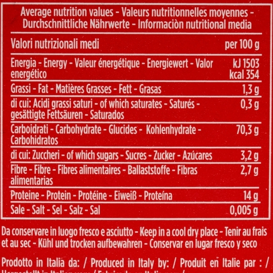Paste La Penna Liscia, 500g