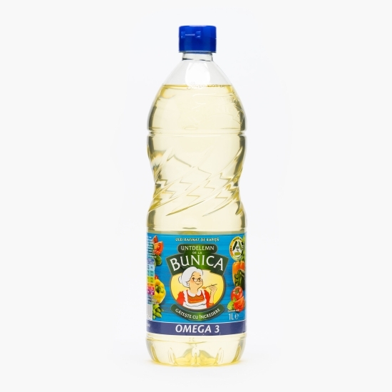 Ulei rafinat de rapiță Untdelemn Omega 3, 1l