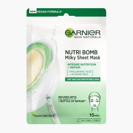 Mască șervețel nutriție intensă Nutri Bomb 28g