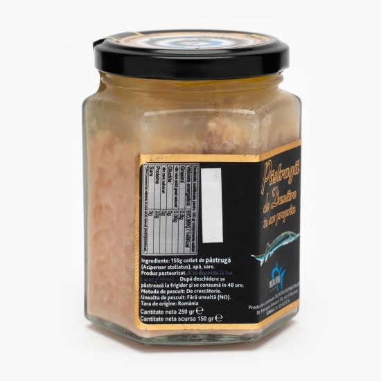 Păstrugă de Dunăre în suc propriu 250g