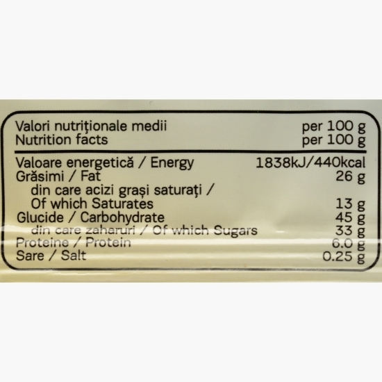 Cake Bar prăjitură cu umplutură de vanilie 32g