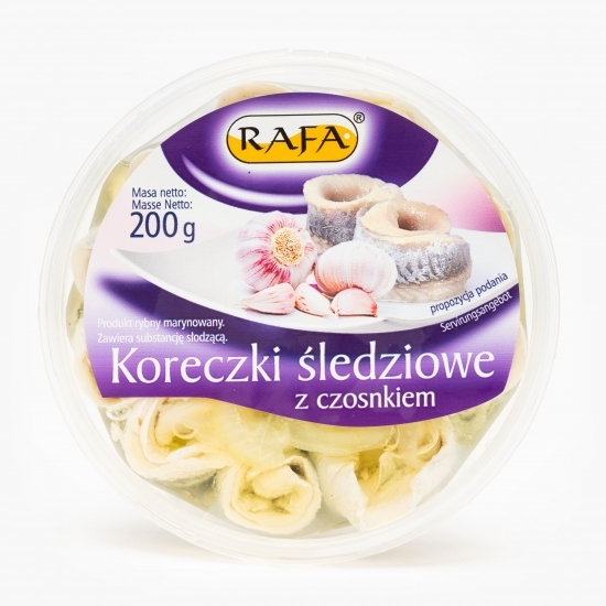 Rulouri hering cu usturoi 200g