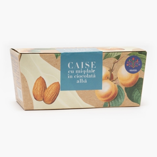 Caise în ciocolată albă 200g