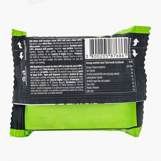 Napolitane cu cremă de alune și cacao 5x34g