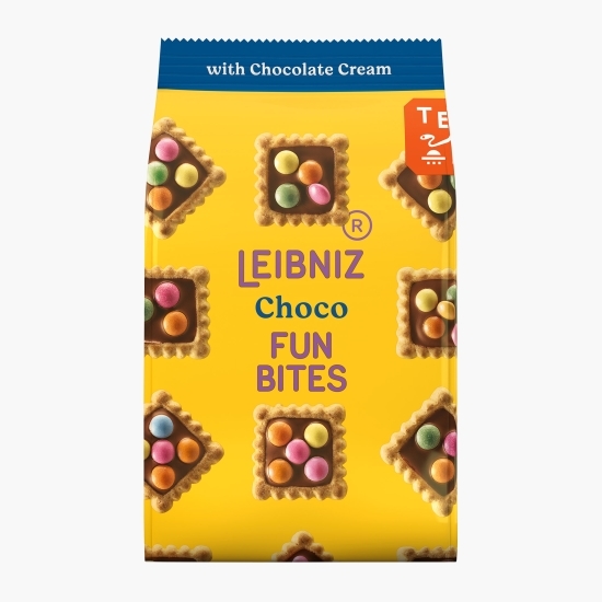Biscuiți cu cremă de ciocolată Fun bites 100g