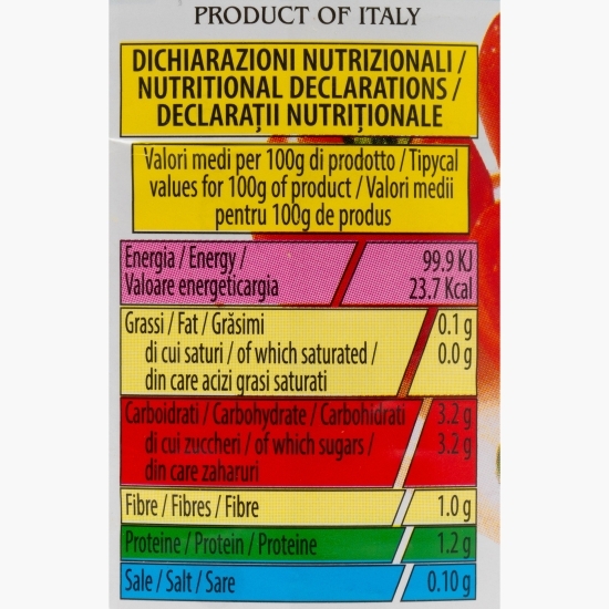 Roșii decojite cuburi 400g
