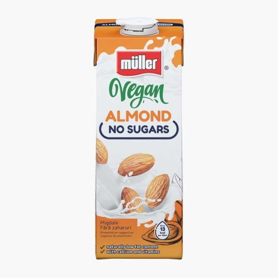 Băutură vegetală pe bază de migdale, fără zahăr 1l