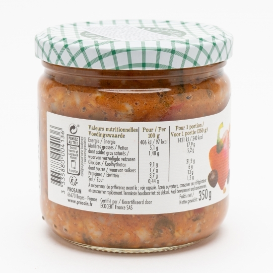 Hrișcă cu legume eco brânză de capră și măsline negre 350g