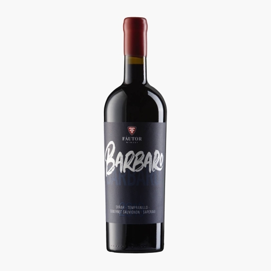 Vin roșu sec Cuvée Barbaro, 14%, 0.75l