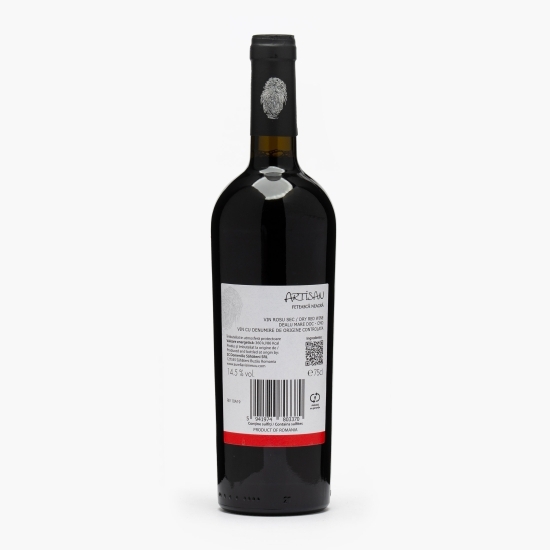 Vin roșu sec Fetească Neagră, 14.5%, 0.75l 