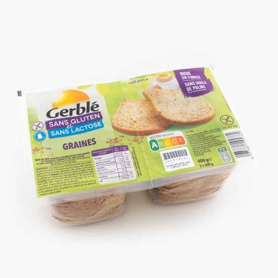 Pâine feliată fără gluten cu semințe 400g