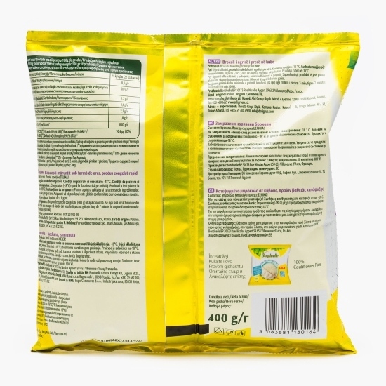 Broccoli 100% mărunțit sub formă de orez 400g