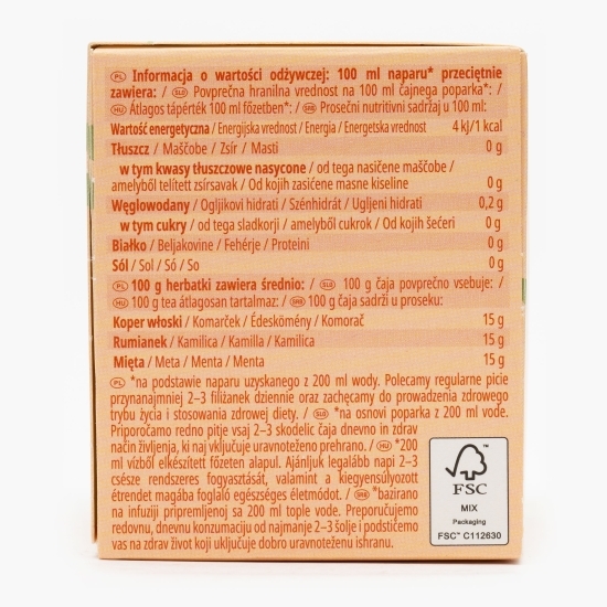 Ceai natural digestiv, 20 plicuri x 1.8g