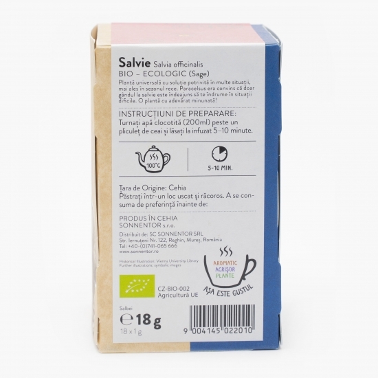 Ceai plante salvie eco 18 plicuri