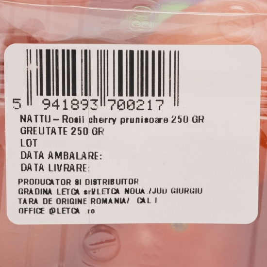 Roșii cherry prunișoare România 250g