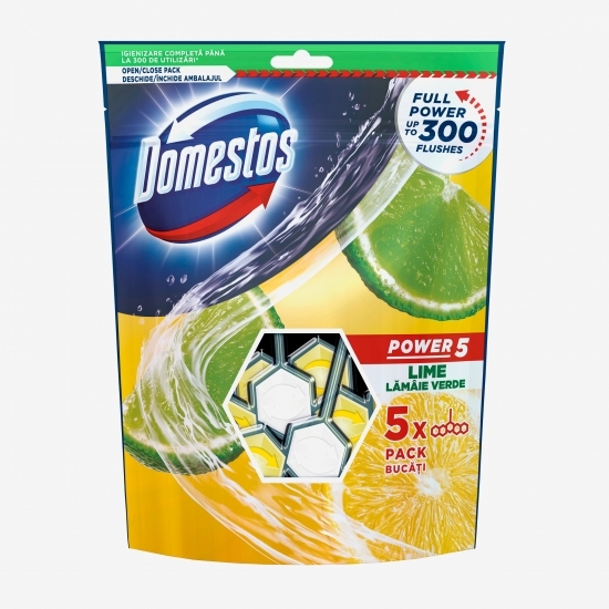 Odorizant WC Power 5 lime 5x55g