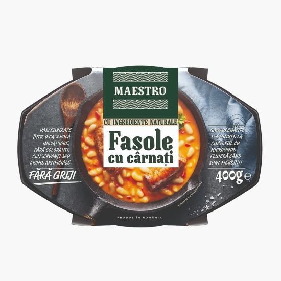 Fasole cu cârnați 400g