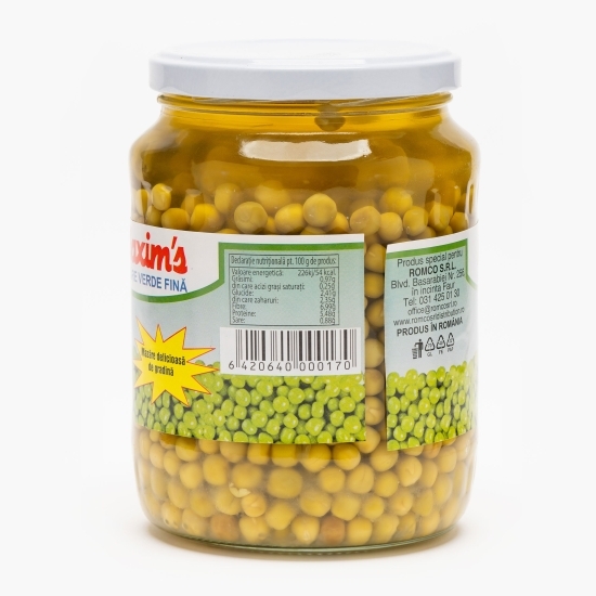 Mazăre verde fină 700g