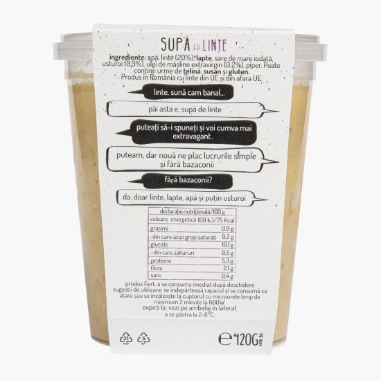Supă fresh de linte 420g