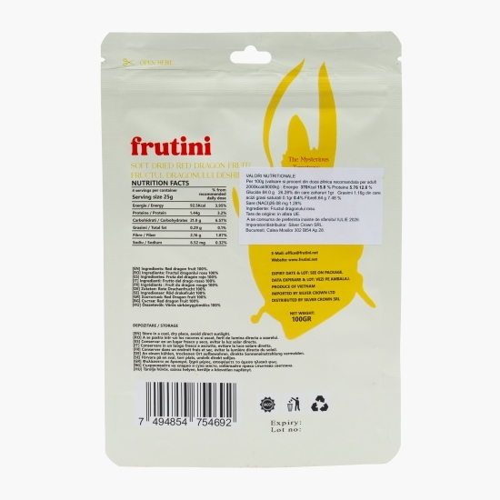 Fructul dragonului roșu deshidratat 100g