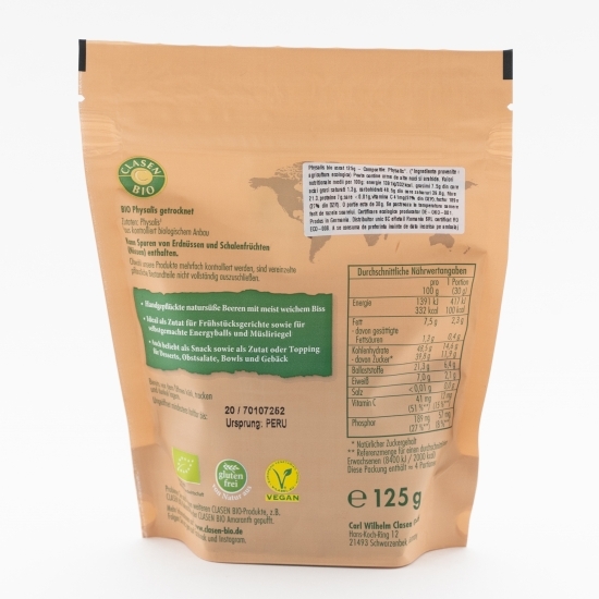 Physalis eco uscat 125g