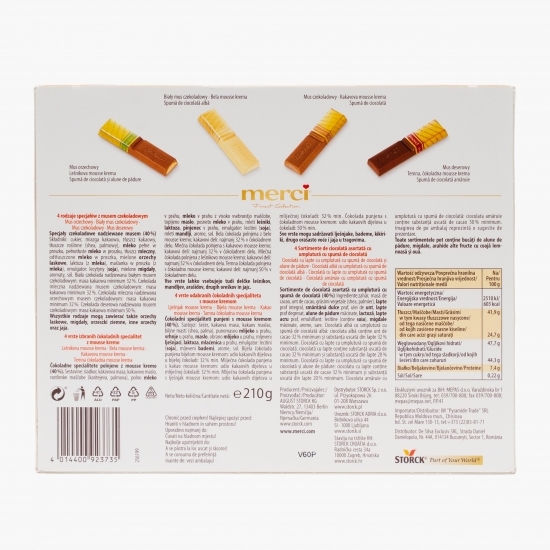 Mini ciocolate asortate Finest Selection 4 sortimente, 210g