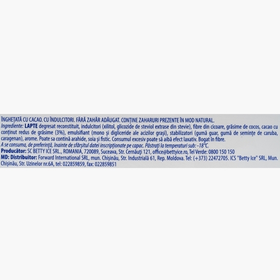 Înghețată de ciocolată, fără zahăr 1l