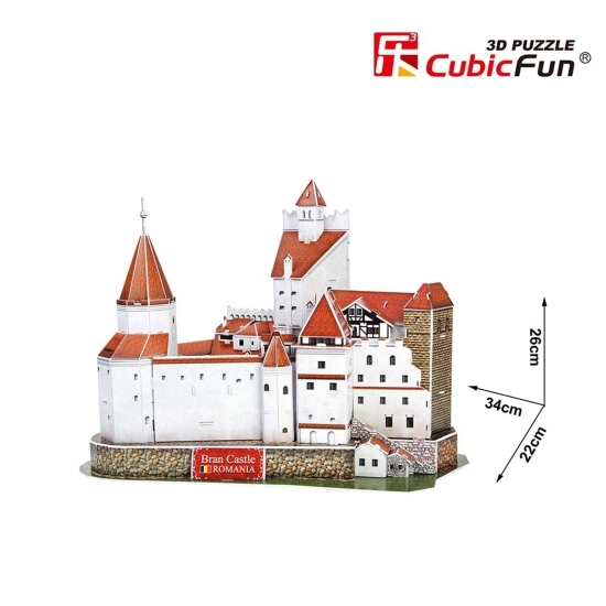 Puzzle 3D Castelul Bran, 93 piese