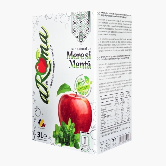 Suc natural de mere și mentă 3l