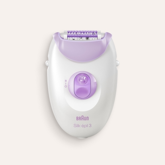 Epilator 3170 Purple, 20 pensete, Smartlight, alb/lila