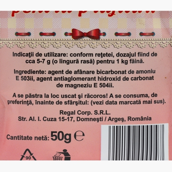 Amoniu pentru prăjituri 50g