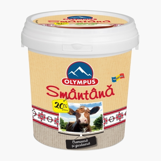 Smântână 20% grăsime 900g