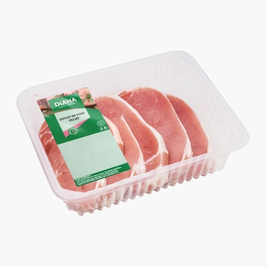 Cotlet de porc, fără os, feliat 400g
