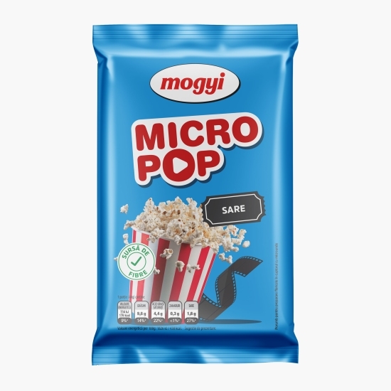 Popcorn cu sare pentru cuptorul cu microunde 80g