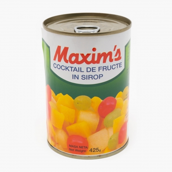 Cocktail de fructe în sirop, conservă 425g