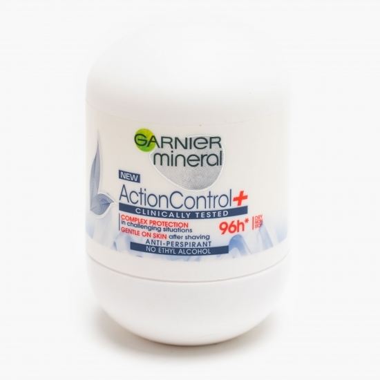 Antiperspirant roll-on 96h Action Control+, 50ml