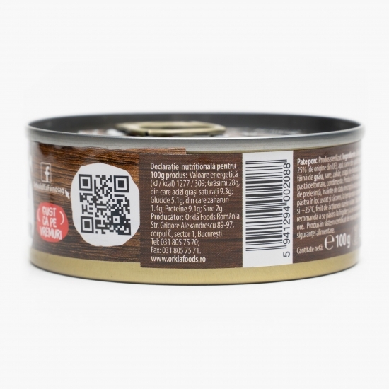 Pate porc rețetă Ion 100g