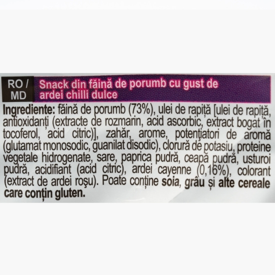 Tortilla chips cu ardei chilli dulce 90g