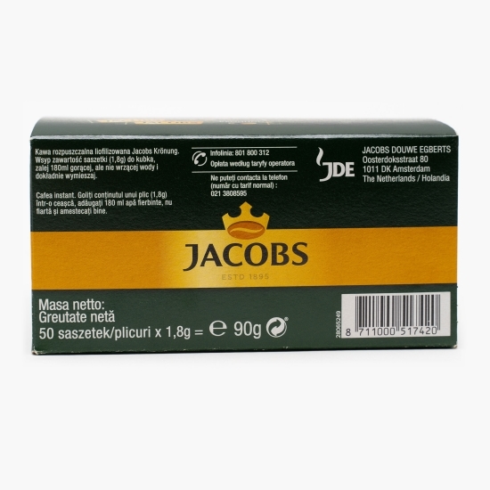 Kronung 50 plicuri 90g, cafea instant 